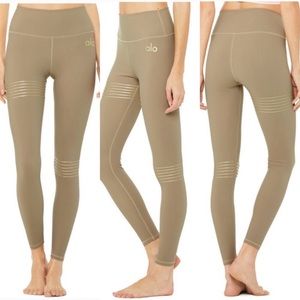 ALO Yoga High Waist Vapor Leggings Spark Gravel L